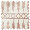 Nazca, Rose Gold - Twist&Fit Roman Blind